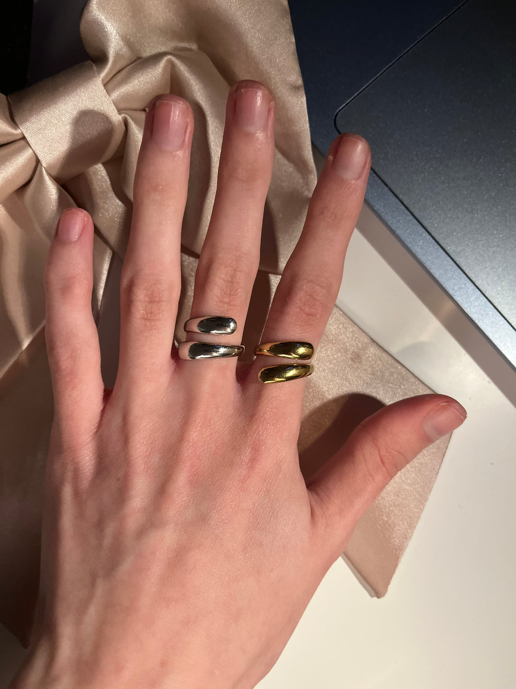 Bague Noémie argentée