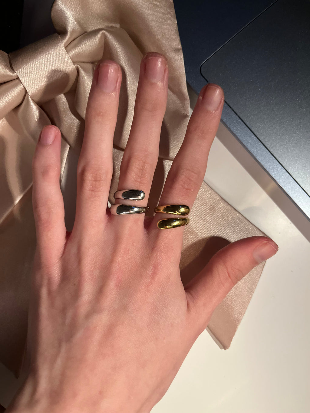 Bague Noémie argentée